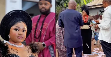 Moment Marymic chooses N18M cash over big wedding, happily ties the knot