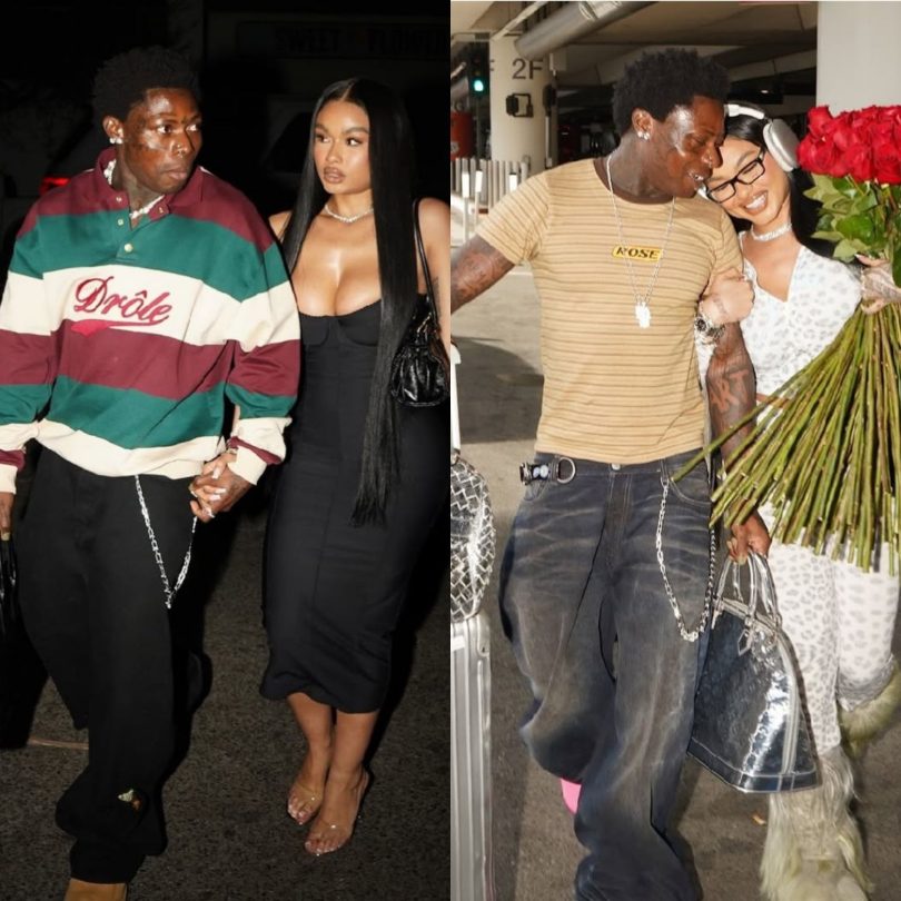 Asake reportedly dating American model India Love as they are spotted on date in LA