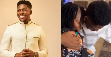 Moses Bliss emotional as mother prays for him on 30th birthday