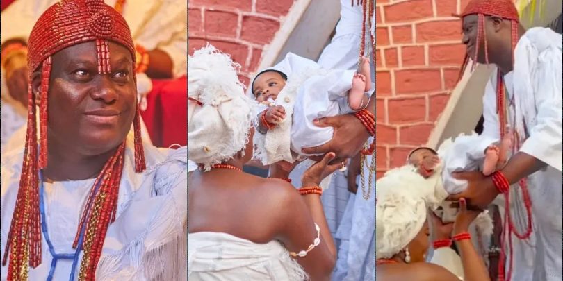 Ooni Welcomes Wife and Son After 5 Months: Our Gorgeous Son, a Double Crown Prince