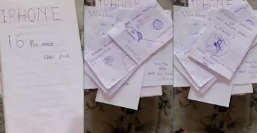 Hallelujah Challenge: Lady uses paper to manifest iPhone 16, passport, others