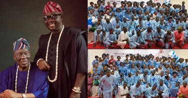 Seyi Law unveils 60% of his 98-year-old father’s large family, sparks reactions