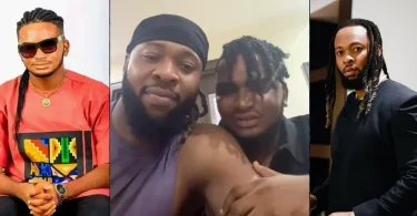 Emotional moment as Semah prays for Flavour, calls him ‘sweet father’