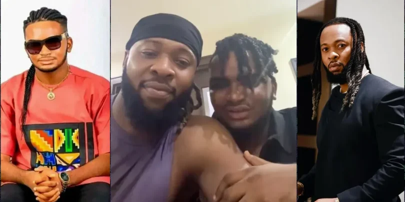 Emotional moment as Semah prays for Flavour, calls him ‘sweet father’