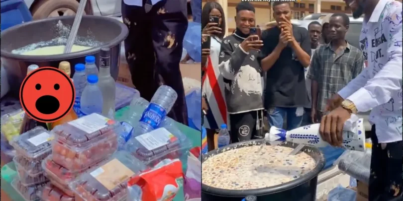 Outrage as students celebrate sign-out party with ‘rich man garri’