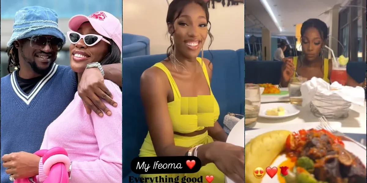 Paul Okoye gushes over wife Ivy Ifeoma during romantic Valentine’s dinner
