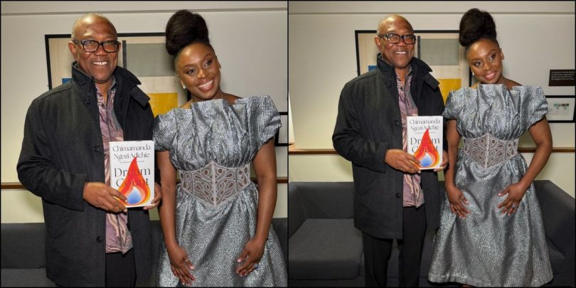 Peter Obi attends Chimamanda Adichie’s book launch in London