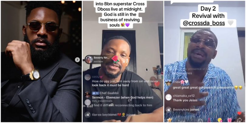 BBNaija’s Cross launches online church: preaching and revival sessions go viral