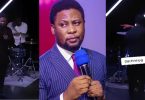 Pastor Femi Lazarus sends out drummer from church for disrupting his ministration