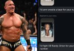 Randy Orton reacts to fan’s bold challenge against his 2009 self