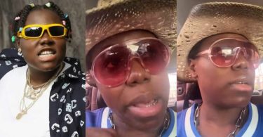 Hilarious moment Teni confronts driver for farting in car