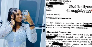 Lady lands job after 4-month post-NYSC joblessness