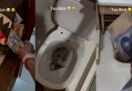 Man dumps naira bundles in toilet and flushes them away