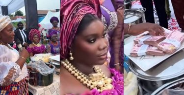 Bride refuses to smile at wedding until groom and friends ‘buy’ her mouth with cash