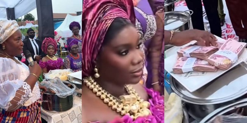 Bride refuses to smile at wedding until groom and friends ‘buy’ her mouth with cash