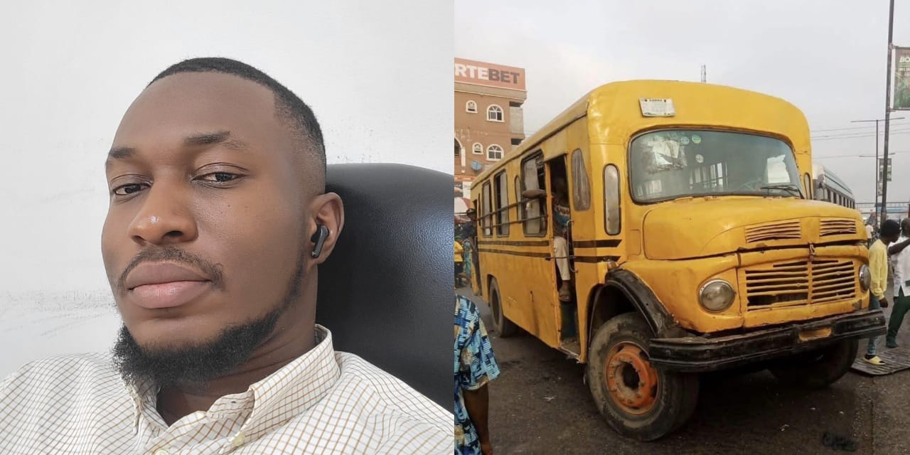 Man raises alarm after escaping ‘one chance’ bus in Lagos, posts plate number
