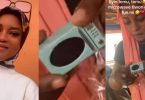 Lady laments after ordering a microwave online but receives a tiny version