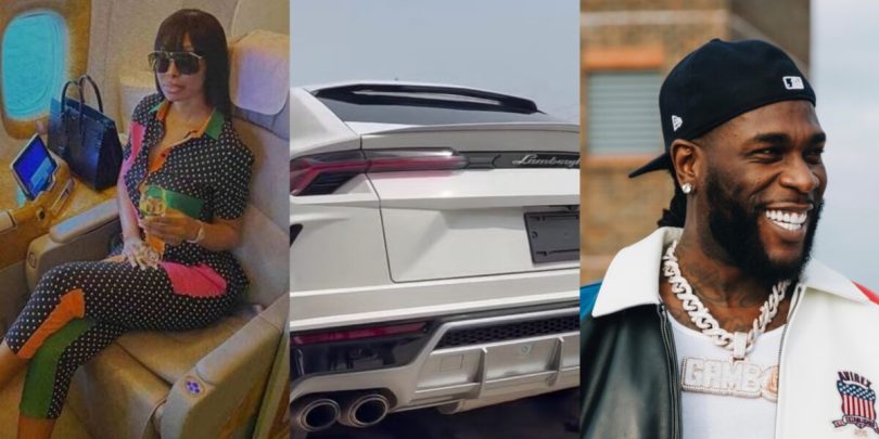 Sophia Egbueje takes delivery of Lamborghini, shades Burna Boy