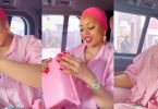 Regina Daniels shows off Rolex watch