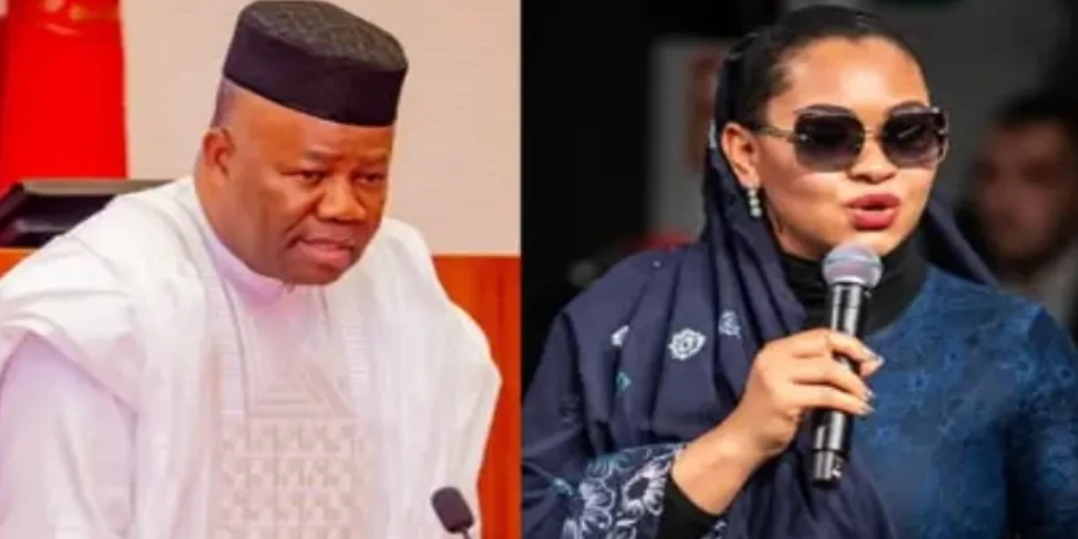 Senator Akpabio denies sexually harassing Natasha Akpoti
