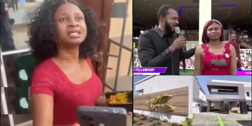 Lady exposed after testimony of N500M mansion at Pastor Ebuka Obi’s church