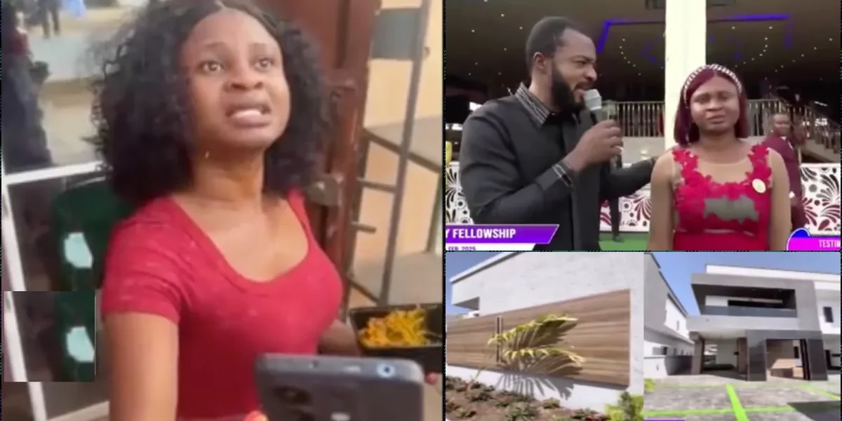 Lady exposed after testimony of N500M mansion at Pastor Ebuka Obi’s church
