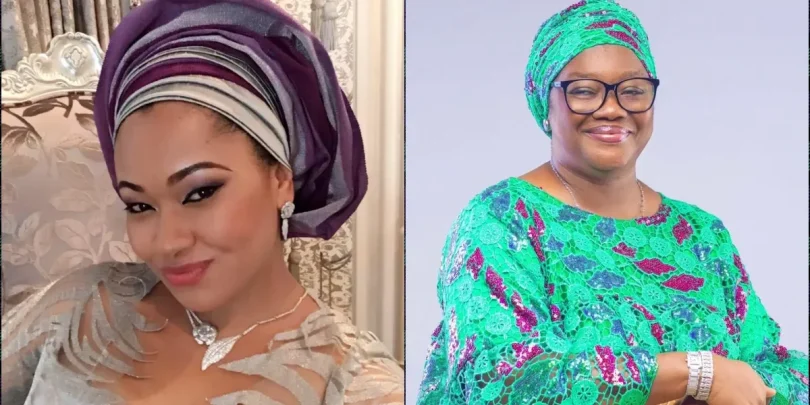 “Let your husband defend himself” – Natasha Akpoti urges Akpabio’s wife