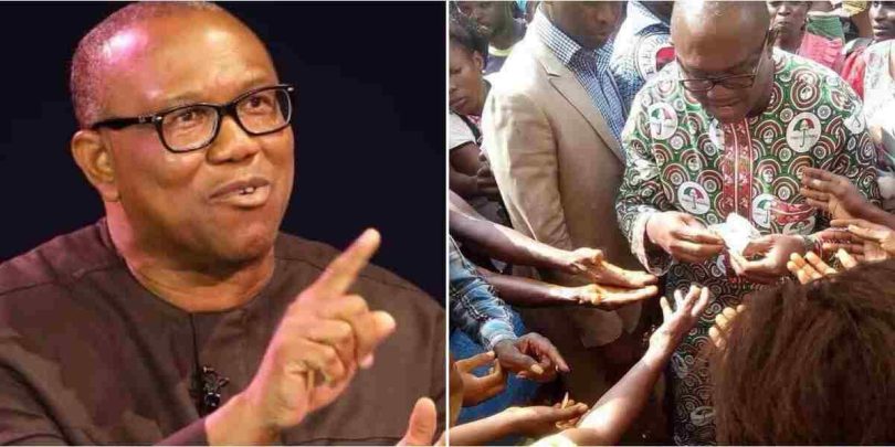 Old photo of Peter Obi ‘sharing money’ trends online amid claims of transactional politics