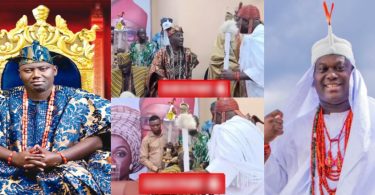Video Trends As Alaafin Of Oyo Remains Seated While Greeting Ooni Of Ife At Public Event