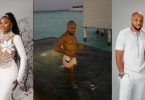Charles Okocha And Wife, Enjoy A Joyful Vacation, Share Hilarious Poolside Moment