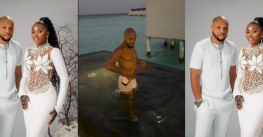 Charles Okocha And Wife, Enjoy A Joyful Vacation, Share Hilarious Poolside Moment