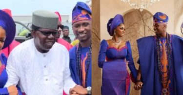 Legendary Ebenezer Obey Graces Priscilla And Juma Jux’s Traditional Wedding