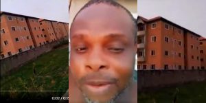 Man exposes abandoned block of flats in his area, allegedly owned by a politician
