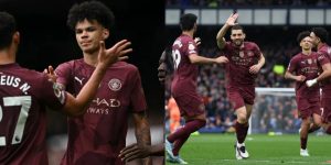 Everton 0-2 Man City: Late goals from O’Reilly, Kovacic send Guardiola’s men into top four
