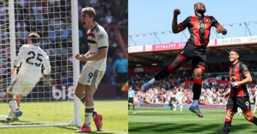 Hojlund secures late point for Man United against Bournemouth