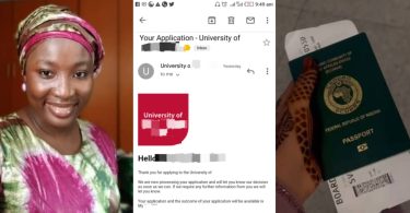 Nigerian lady gets admission into 4 UK universities after applying ‘for fun’