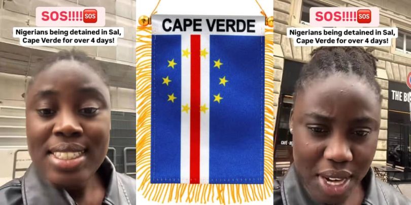 Lady raises alarm as 5 Nigerians are allegedly detained in Cape Verde without explanation