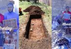 Two young men apprehended for stealing boards from graves to sell as scrap metal