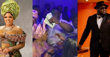 Soso Soberekon Showers Iyabo Ojo with Dollars at Priscy and Juma Jux’s Wedding