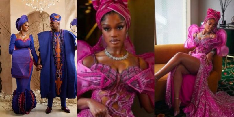Diana Eneje’s outfit to Priscilla Ojo’s wedding stirs buzz