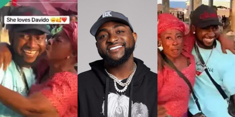 Davido’s lookalike causes commotion in the market as traders gather to hug him