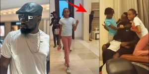 Moment Jude Okoye reunites with children after months in detention
