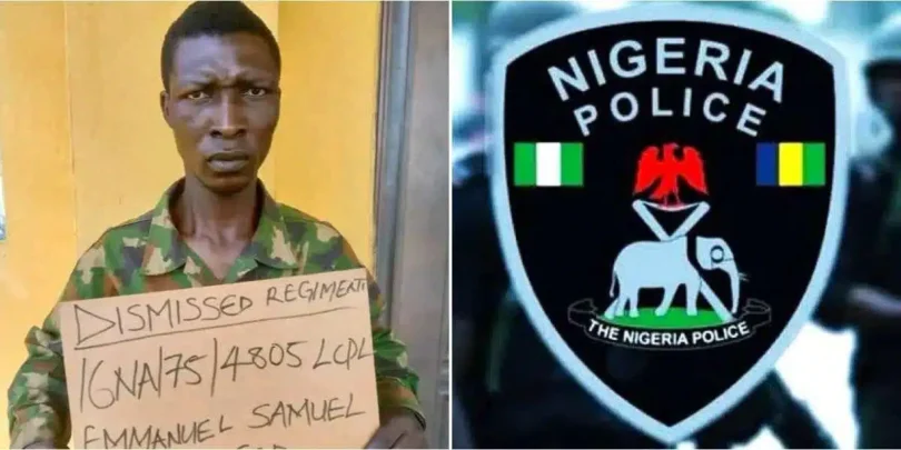 Army dismisses soldier for armed robbery, hands him over to police