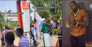 Nigerians storm GTBank to protest over arrest of Verydarkman
