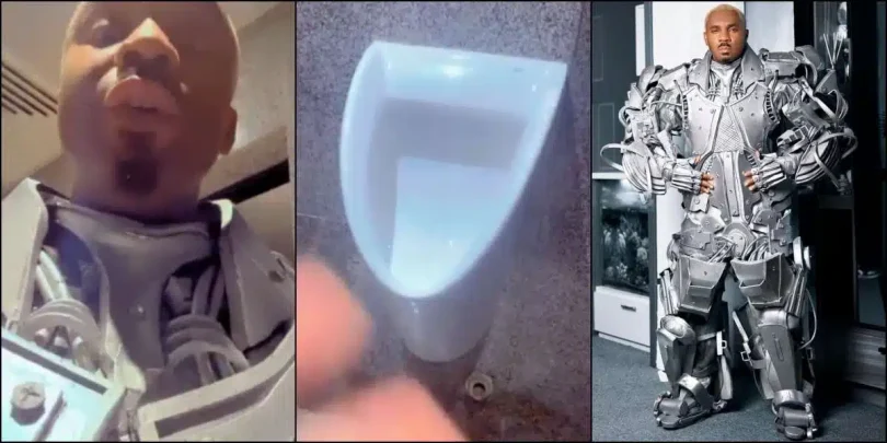 Pretty Mike laments inability to pee after AMVCA robot outfit stunt