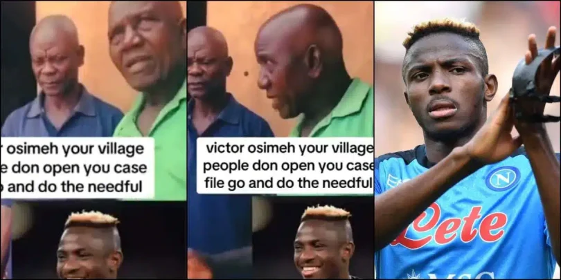 Victor Osimhen’s alleged relatives call him out for reportedly abandoning them in village