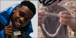 Peller reacts after lady called him out over ‘fake’ chain gift
