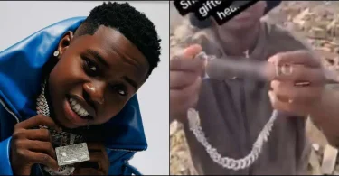 Peller reacts after lady called him out over ‘fake’ chain gift