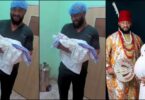 Yul Edochie shares adorable video of him cradling his daughter