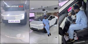 Israel DMW hails Davido as he takes delivery of new cyber truck
